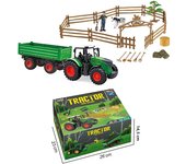 Farm Model Set Kids Toy Farmer Car 1:24 Pull Back Tractor Transport Car Engineering Vehicle Pretend Play Games Childern Gift