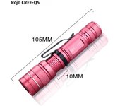 Mini LED Torch Flashlight Q5 Portable Flashlights Adjustable Zoom 3 Modes Waterproof For Outdoor Camping Adventure Lights