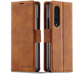 Leather Wallet Case For Samsung Z Fold 5 4 3 5G Luxury Card Holder Phone Bag Flip Book Cover for Galaxy Z Fold4 2022 Case