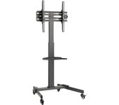 Cromad Soporte de Suelo para TV 32-55 con Ruedas y Bandeja Multiusos