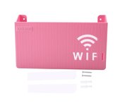 Wireless Wifi Router Shelf Storage Box Wall Hanging ABS Plastic Organizer Box Cable Power Bracket Organizer Box Home Decor