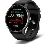 BIT Smartwatch Android con Pantalla Ajustable - Control de Música, Frecuencia Cardíaca, Podómetro