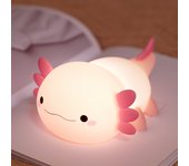 Axolotl Night Light for Kids 2 Brightness Silicone Nursery Sleeping Light Portable USB Rechargeable Bedside Lamp For Baby's Room
