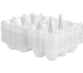 36pcs Egg Cartons Clear Plastic Egg Holder Storage Container Egg For Pasture,refrigerator Storage,6