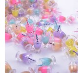 10/20/30pcs Magical And Magical ​Stemware Charms Made Of Resin  DIY Handmade Pendant Jewelry Craft Supplies Earring Accessories