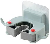 Pegajoso de montaje en pared Mop Escoba Hanger Clip de gancho sin costura
