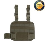 1000D Tactical Drop Leg Platform MOLLE Adjustable Drop Leg Panel Thigh MOLLE Rig with Adjustable Belt & Thigh Straps