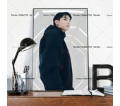 1PC Pop Jungkook 3D Singer Poster Self-adhesive Art Waterproof Paper Sticker Coffee House Bar Room Wall Decor