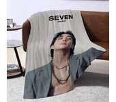 Kpop Singer Sofa Baby Blankets for Bed Fleece Blanket Furry Throw Throws Double Fluffy Soft Decorative Custom Blanket