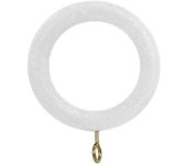 SANCO STORE - RIEL CHYC Anilla Madera Lisa Con Hembrilla 40x60 mm. Lacada Blanco
