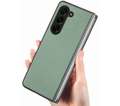 Carbon Fibre Leather Case for Samsung Galaxy Z Fold 6 Fold5 Fold4 Fold3 Fold2 5G Ultra Slim Durable Hard Protection Cover