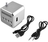 Rechargeable Portable radio FM portable mini radio Mini High Bluetooth Portable Voice Suitable for computer cell phone MP3 music