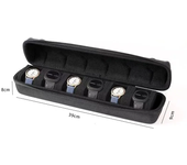 Watch Box Organizer For Men or Women，Watch Travel Case Portable Storage Watch Display Holder for Wristwatches and Smart Watches