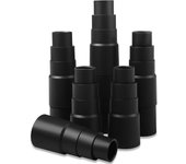 Adaptador de Manguera de 6 piezas, adaptadores de Manguera de aspiradora de 25 mm a 42mm, adaptador de Manguera de aspiradora, tapa de extremo de Manguera de aspiradora, piezas de convertidor, accesorios