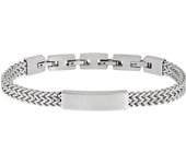 Joyería BREIL EDIT OUT Colección, PULSERAS DE HOMBRE en color PLATA Talla 22 SIN PIEDRAS - TJ3432