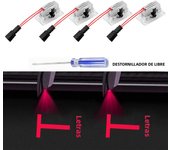 For Tesla Model Y 2025 Juniper Door Lights HD Projector Puddle Lights Model 3 Highland LED Laser Ghost Shadow Welcome Lights