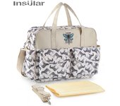 Nuevo impermeable pañal mochila de gran capacidad viaje multifuncional estilo para las madres y los bebés con carrito compras