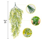 30inch Artificial Eucalyptus Leaves Vine Fake Plant for Home Room Decor Garden Wedding Decoration Outdoor Ornaments Accessories