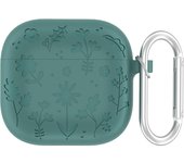 Transparent Protective Case Cover Shockproof TPU Soft Skin Case Cover with Carabiner Transparent Case for Apple Airpods 4 (2024)