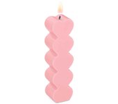 Molde 5 corazones de Silicona Antiadherente | Ideal para Velas y Jabones | Crea tus Propias Decoraciones Únicas