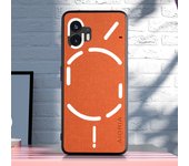 Textile Leather Case for Nothing Phone 2 1 soft TPU around the edge back hard PC material protection cover Nothing Phone 2 case