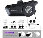Y50 Roulette Wheel Rotation ControlMotorcycle Helmet Headset Bluetooth 5.3 Wireless Headphones Earphones IP67 Waterproof