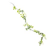 Tenvity Wisteria Vine Artificial Flowers Hanging Silk Garland for Home Garden Outdoor Ceremony Wedding Arch Floral Decoration