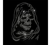 1 pc Spider Web Rhinestone Heat Iron on Transfers Halloween Costume Decor Hot Fix Appliqué Template for Clothes Bags Pants