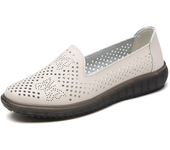 New Women Flats Shoes Women Leather Shoes Woman Loafers Slip On Ballet Flats Ballerines Flats Walking Plus Size