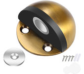 1~5PCS Stainless Steel Magnetic Door Stopper Punch-free Door Touch Magnetic Suction Rubber Semi-circle Anti-collision Door Stops
