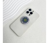 1pc Mandala pattern drop adhesive Socket phone stand Drop adhesive pattern foldable desktop stand Mandala mobile phone grip