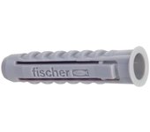 Fischer Taco Nilon SX Plus 8x40 100u: Tacos de alta calidad para sujetar con firmeza en paredes y techos, asegurando máxima estabilidad.