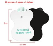 Electrode Pads Non-woven Fabric Self Adhesive Electrode Patches Reusable for TENS Unit EMS Muscle Stimulator Replacement Sticker