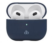 Dbramante1928 Funda de Silicona Reciclada para Airpods 3 - Azul Pacífico