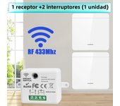 Wireless 433MHz Smart Switch Light 1/2/3Gang 86 Wall Panel Switch with Remote Control Relay Receiver 10A 110V 220V For LED Lamp