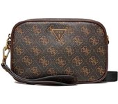 Neceser con bandolera Guess Torino small marrón de hombre