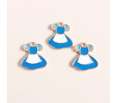 10pcs Cute Cartoon Girls Princess Charms for Making Earring Necklace Keychain Pendant DIY Fashion Jewelry Accessories