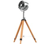 Cecotec 5917 EnergySilence 1200 Woody. Ventilador Trípode de 80 W 3 Aspas de 12 Pulgadas 30 cm diámetro Motor de Cobre 3 Velocidades Trípode de Madera.