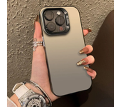 Silver IMD Case For iPhone 16 15 Pro Max 15 14 13 12 11 Pro XR XS 7 8 Plus SE 2020 2022 2023 Shockproof Color Phone Funda Cover