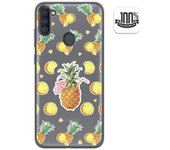 Tumundosmartphone Funda Gel Transparente para Samsung Galaxy A11 / M11 diseño Piña Dibujos