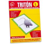 Trampa adhesiva TRITON sin veneno para el control de ratas y ratones en el hogar. Fácil de utilizar ,seguro y con un alto poder adhesivo - Impex