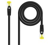 Nanocable - Cable red latiguillo lszh cat.6a sftp awg26, 30 cm