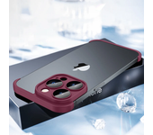 Frameless Silicone Bumper with Lens Protector Case for IPhone 14 13 12 15 16 Pro Max Plus 14Pro 15Pro 16Pro IPones Corner Cover
