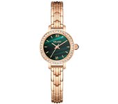 Reloj para mujer con dial pequeño y elegante, concha en el dial, un reloj de lujo para la mujer