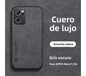 Luxury Leather Case For OPPO RENO 7 8 Lite Pro 8T 6 5 Cover With Metal Plate Support Car Hold  For OPPO Find X5 Lite case