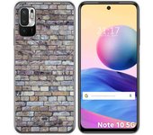 Tumundosmartphone Funda Gel Tpu para Xiaomi Redmi Note 10 5G / POCO M3 PRO 5G diseño Ladrillo 02 Dibujos