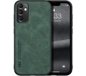Luxury Leather Case For Samsung Galaxy A54 A34 A14 A15 A24 A23 A13 4G 5G A04S A05S A05 Cover With Metal Plate Support Car Hold