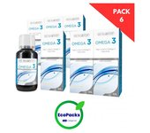 Suplemento Marnys Ecopack 6 Omega 3 125 Ml - Ácidos Grasos Esenciales para Bienestar