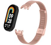 Stainless steel strap for Xiaomi Smart band 9/nfc stainless steel mesh metal buckle, strap for miband 8 replacement strap