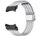No Gaps Quick Fit Stainless Steel Strap For Samsung Galaxy Watch 6 Classic 47mm 43 6/5/4 40 44mm 5Pro 45mm Curved End Metal Band